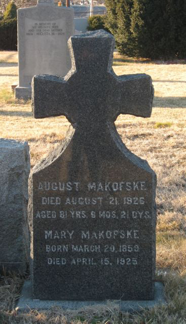 August Mary makofske grave St Boniface