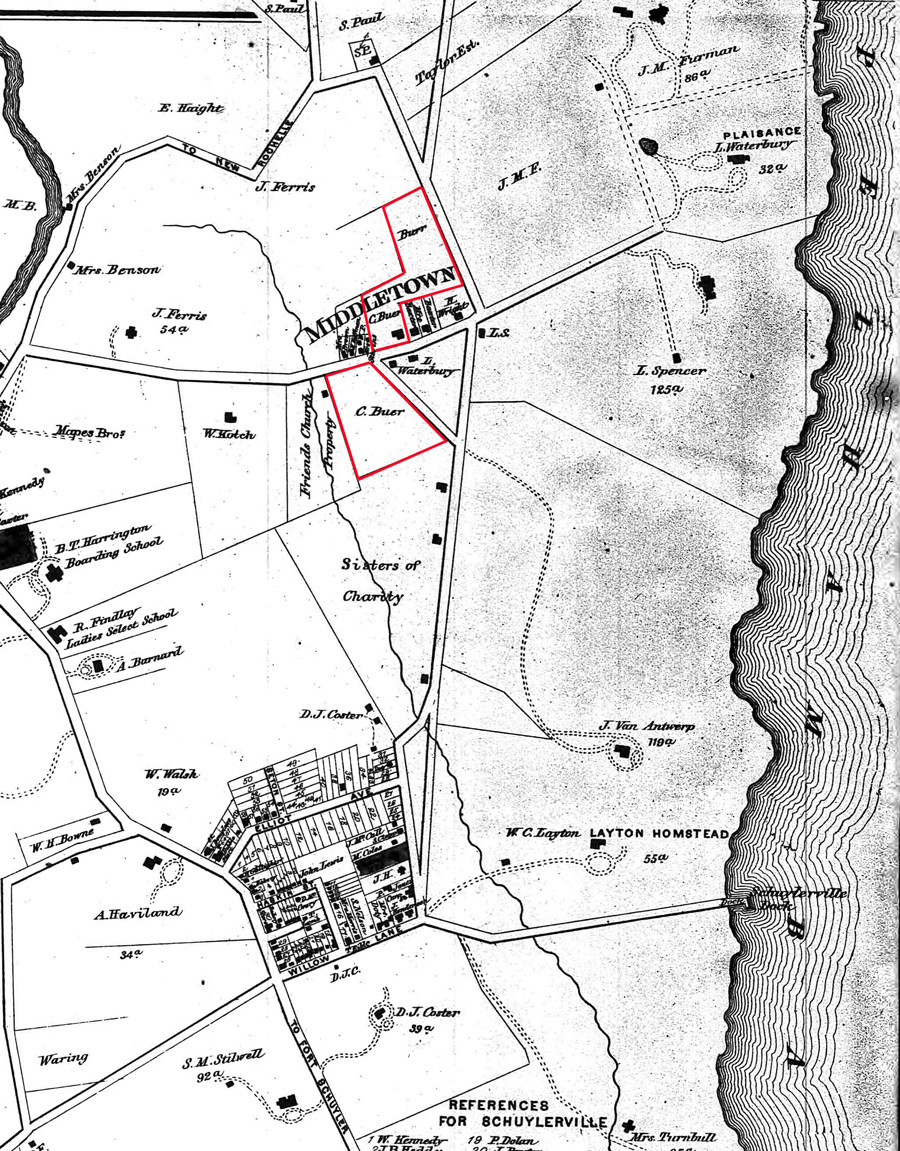 Location of Westchester Buhre Farm
